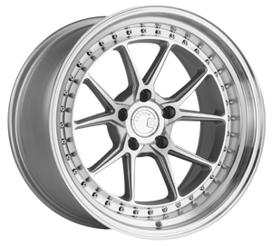 Aodhan DS08 5x120 18x9.5+35 Silver w/Machined Face