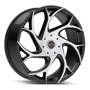 Ignite Inferno 5x108/5x114.3 22x8.5 +35 Gloss Black Machined