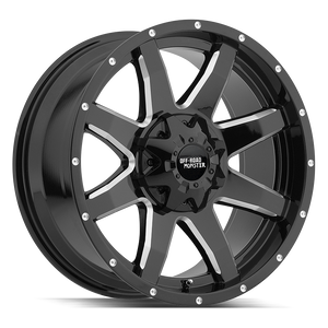 Off Road Monster M08 5x127/5x139.7 18x90 Gloss Black Milled