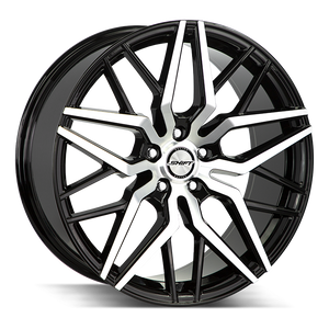 Shift Spring 5x114.3 18x8 +35 Gloss Black Machined