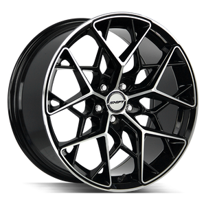 Shift Piston 5x114.3 20x8.5 +35 Gloss Black Machined