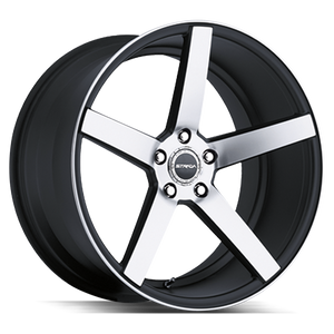 Strada Perfetto 5x100 18x8 +40 Gloss Black Machined