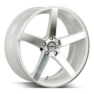 Strada Perfetto 5x114.3 20x8.5 +35 White Machined