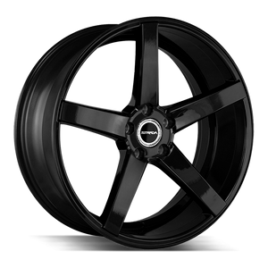 Strada Perfetto 5x115 22x9.5 +15 Gloss Black