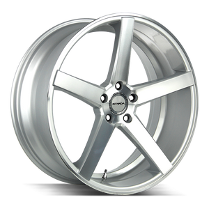 Strada Perfetto 5x115 22x9.5 +15 Silver Machined