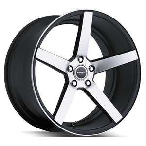 Strada Perfetto 5x114.3 24x9 +40 Gloss Black Machined