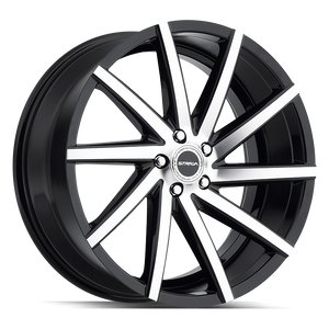 Strada Sega 5x120 20x8.5 +35 Gloss Black Machined