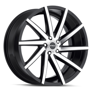 Strada Sega 5x115 22x9 +15 Gloss Black Machined