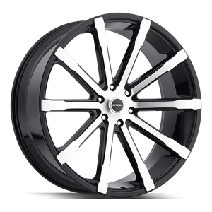 Strada Osso 5x139.7 24x10 +25 Gloss Black Machined