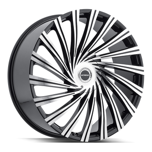 Strada Tornado 6x135/6x139.7 28x10 +30 Gloss Black Machined