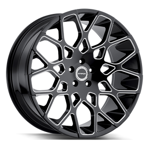 Strada Buca 6x139.7 26x10 +26 Gloss Black Milled