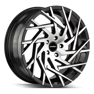 Strada Nido 5x112 22x9 +35 Gloss Black Machined