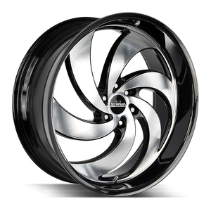 Strada Street Classics Retro 6 6x135 26x10 +26 Gloss Black Machined