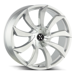 Xcess X01 5x110/5x115 22x9 +35 Brushed Face Silver