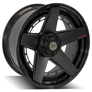 4PLAY 4PF5 5x150 22x10-18 Black