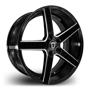 CAPRI LUXURY C5178 5x115 20x8.5+15 BLACK / MILLED