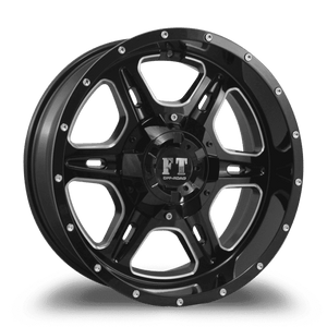 FULL THROTTLE FT6054 5x127/5x135 17x9-12 BLACK / MILLED