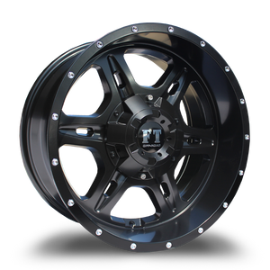 FULL THROTTLE FT6054 6x135/6x139.7 18x9-12 SATIN BLACK