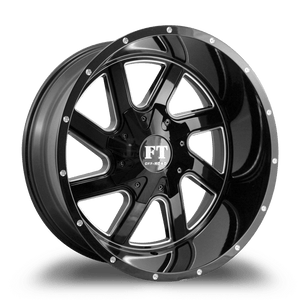 FULL THROTTLE FT1 6x135/6x139.7 20x12-44 BLACK / MILLED