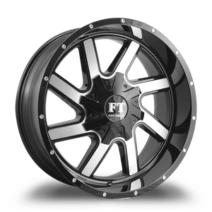 FULL THROTTLE FT1 5x139.7 22x12-44 BLACK / MACHINED