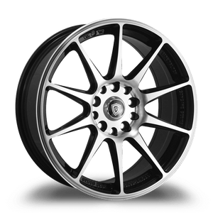 G - LINE ALLOYS G0051 5x112/5x114.3 17x7.5+35 BLACK / MACHINED
