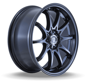 G - LINE ALLOYS G1018 4x100/4x114.3 17x9+25 BLACK - SATIN BLACK
