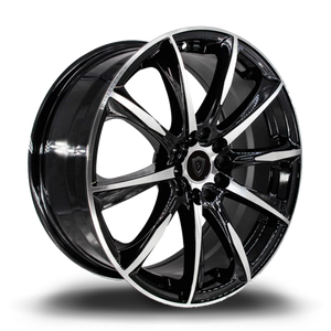 G - LINE ALLOYS G1026 5x114.3/5x120 17x7.5+35 BLACK / MACHINED