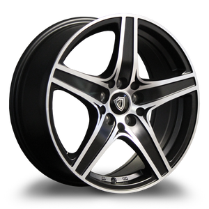G - LINE ALLOYS G5084 5x100/5x114.3 16x7+35 SATIN BLACK / MACHINE FACE