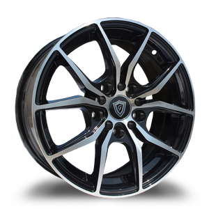 G - LINE ALLOYS G5225 5x100/5x114.3 15x6.5+35 BLACK / MACHINED