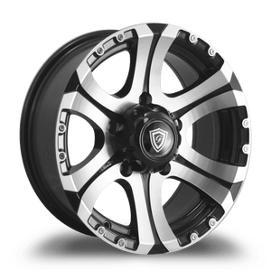 G - LINE ALLOYS G6006 5x114.3 15x8+10 BLACK / MACHINED