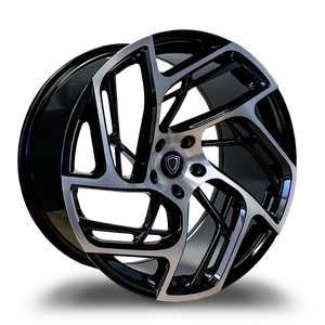 MARQUEE WHEELS M1002 5x112 20x9+33 BLACK / MACHINED
