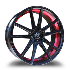 MARQUEE WHEELS M3197 5x115 20x8.5+35 BLACK / RED