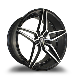 MARQUEE WHEELS MR3259 5x115 20x9+15 BLACK / MACHINED