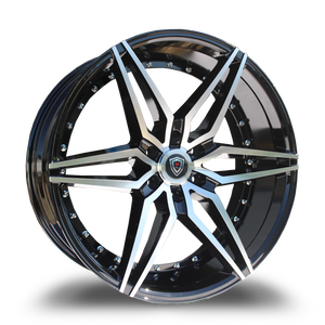 MARQUEE WHEELS M3259B 6x135 24x10+25 BLACK / MACHINED