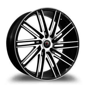 MARQUEE WHEELS M3307W 5x114.3 20x10+38 BLACK / MACHINED