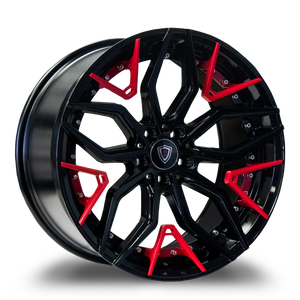 MARQUEE WHEELS M3371 5x115 20x10.5+20 BLACK / RED