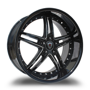 MARQUEE WHEELS M5329 5x112 20x9+35 BLACK / MILLED