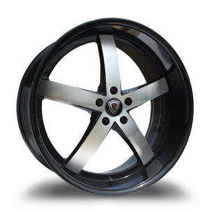 MARQUEE WHEELS M5330 5x120 20x10.5+15 BLACK / MACHINED