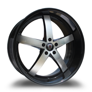 MARQUEE WHEELS M5330 5x115 20x9+15 BLACK / MACHINED