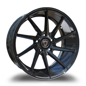 MARQUEE WHEELS M8135R 5x112 18x9+38 BLACK - GLOSSY BLACK