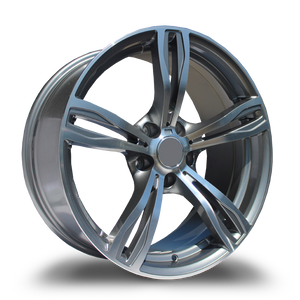 REPLICA WHEELS R5056 5x120 18x8.5+35 GREY / MACHINE