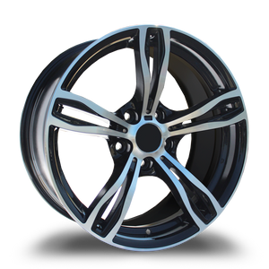 REPLICA WHEELS R5056 5x120 19x8.5+35 BLACK MACHINE