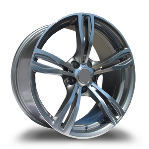 REPLICA WHEELS R5056 5x120 19x8.5+35 GREY  / MACHINE