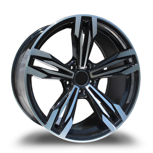 REPLICA WHEELS R5111 5x120 20x10+20 BLACK MACHINE