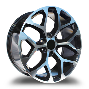 REPLICA WHEELS R6701 6x139.7 20x9+31 BLACK / MACHINED