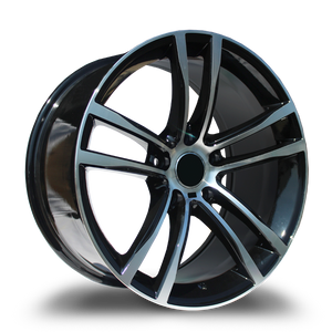 REPLICA WHEELS R8916 5x120 18x8+32 BLACK / MACHINED