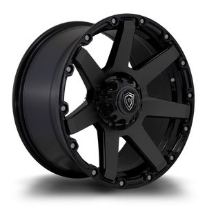 WHITE DIAMOND W2804 5x114.3 15x8-10 BLACK  - MATTE BLACK