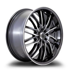 WHITE DIAMOND W3108 5x100/5x114.3 18x8+35 BLACK / MACHINED