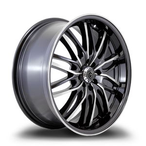 WHITE DIAMOND W3108 5x114.3/5x120 18x8+35 BLACK / MACHINED