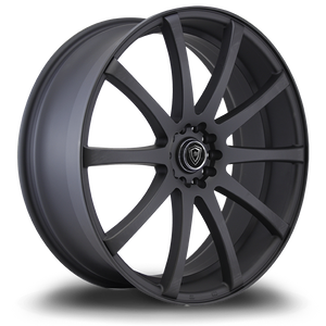 WHITE DIAMOND W3196 5x115/5x120 20x8.5+20 BLACK  - MATTE BLACK